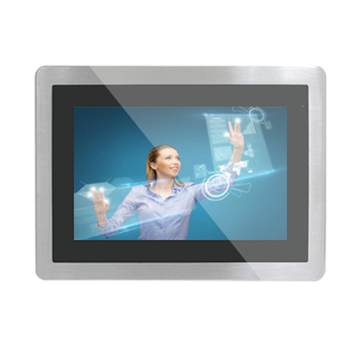 12.1 inch Wide Screen Full IP67 Waterproof Stainless Steel Panel PC